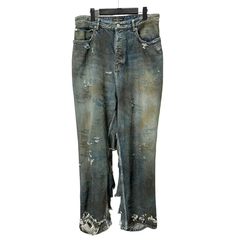 BALENCIAGA SUPER DESTROYED BAGGY DENIM バレンシアガ スーパー 