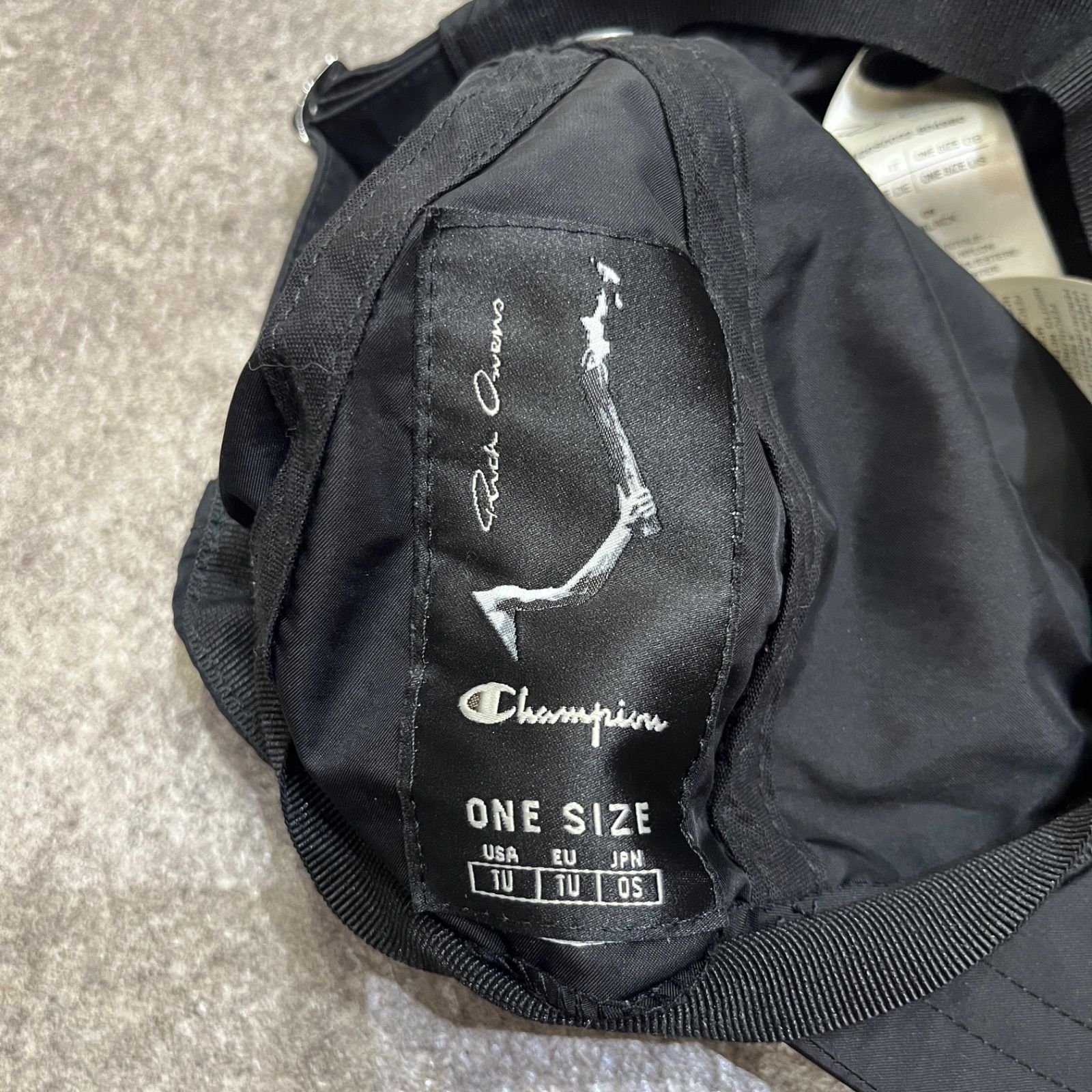 RICK OWENS × Champion Nylon Cap ナイロンキャップ リック