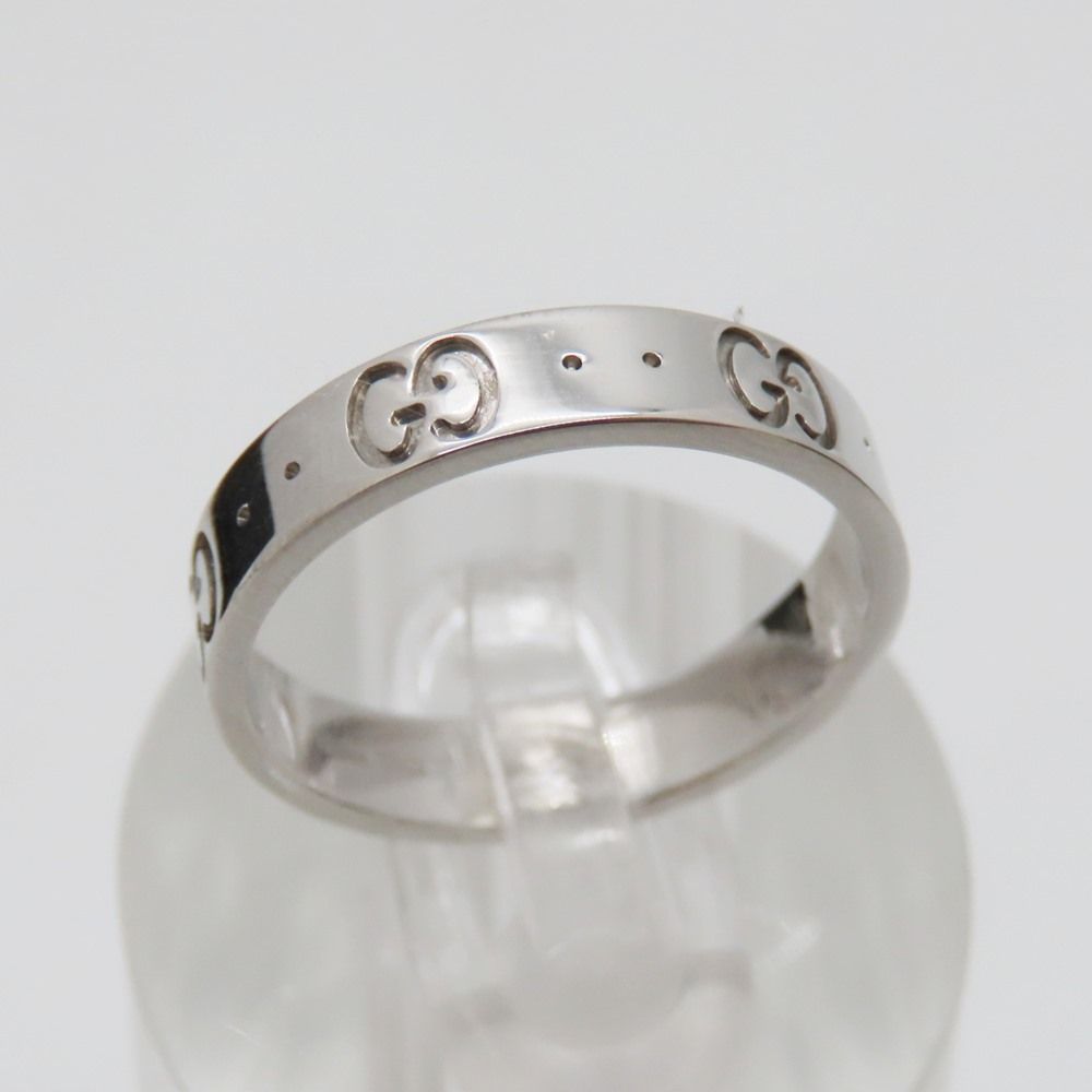 中古】≪新品仕上げ≫GUCCI グッチ 660070 アイコンスリムリング 13号 