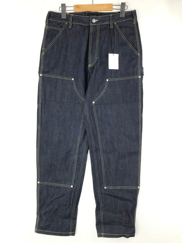 S.W.U.N エスダブリューユーエヌ DOUBLE KNEE PAINTER DENIM PANTS ダブルニーペインターデニムパンツ ジーンズ 153-250510-hi-12-tag