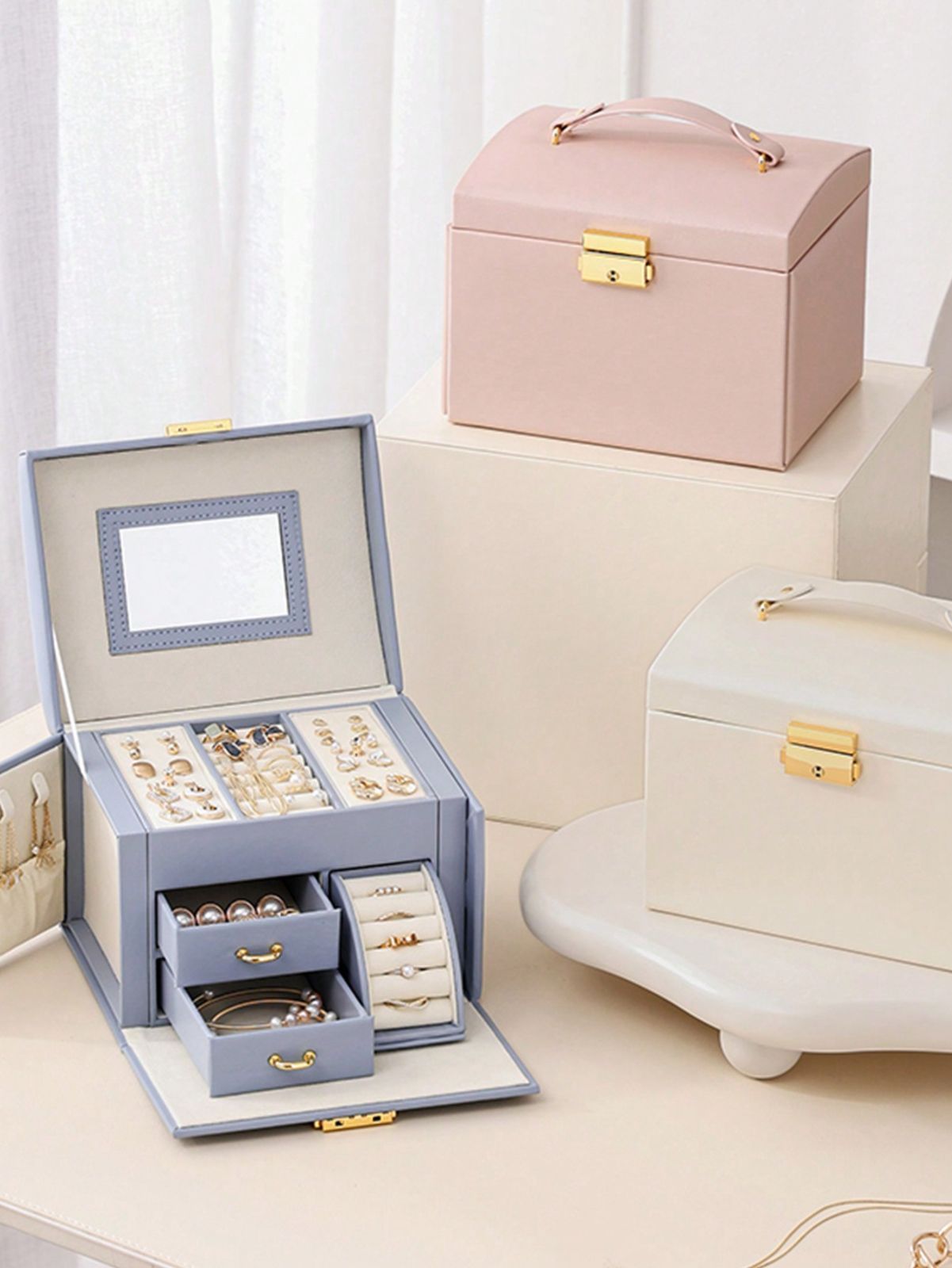【大量ジュエリーボックス】＊約8.2kg＊ネックレス リングケース 他まとめ販売 楽天市場】指輪 ケース ジュエリーボックス アクセサリーの収納