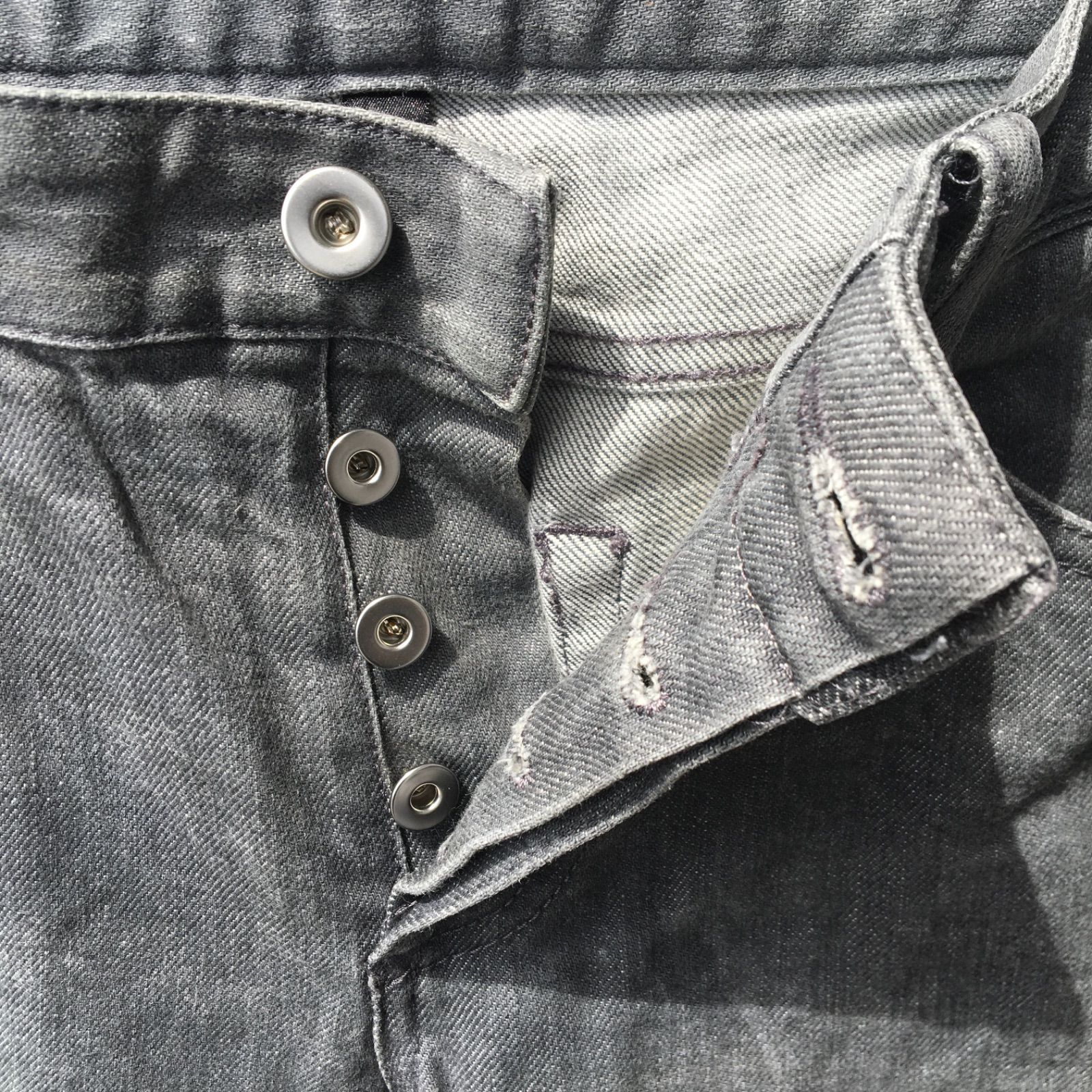BALENCIAGA バレンシアガ グレー ブラックデニム スリムフィット 