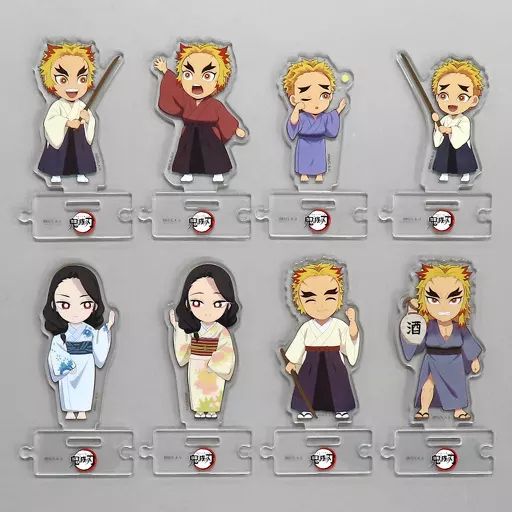 中古】アクリルスタンド・アクリルパネル 全8種セット 「鬼滅の刃 無限