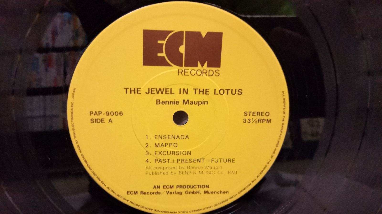 LPレコード325】THE JEWEL IN THE LOTUS／BENNIE MAUPIN／ECM