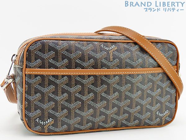 未使用】ゴヤール GOYARD カップヴェール PM バッグ 斜め掛け ショルダーバッグ ポシェット ポーチ ブラック ブラウン PVC レザー -  メルカリ