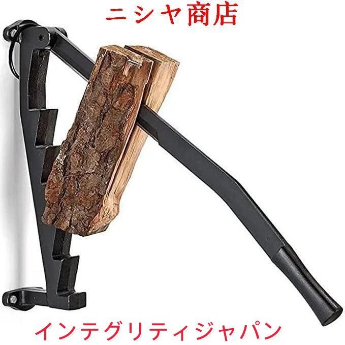 薪割り台 薪割り機 壁掛け薪キンドリングスプリッターヘビーデューティ 手動薪キンドリングログスプリ薪割り台 キャンプ アウトドア ッターツールポータブルハン