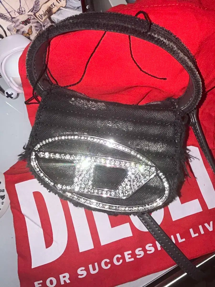 glitterショルダーバッグ Diesel - 1DR グリッターショルダーバッグ