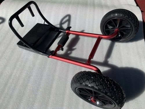 ボートのマウントに差し込むマウントドーリー ノンパンクタイヤ付き