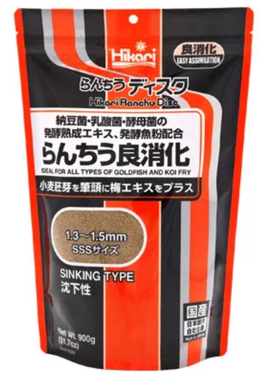【同梱】【6個セット】 キョーリン ひかりらんちうディスク 良消化 900g