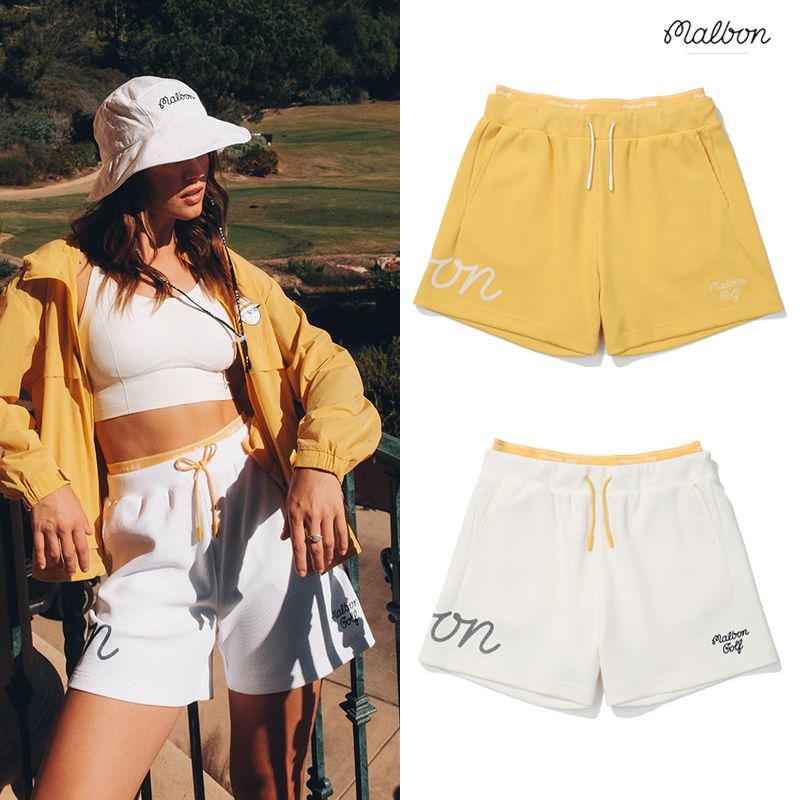 ゴルフウェア MALBON ショートパンツ レディース 春夏 カジュアル