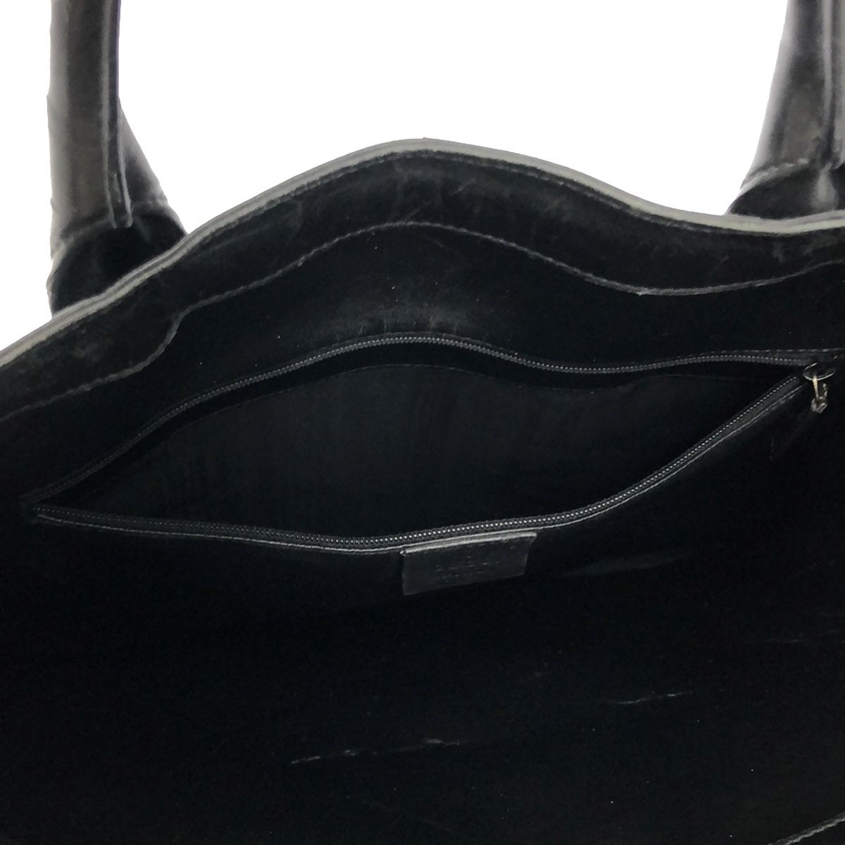 【専用】グッチ GGキャンバス ハンドバッグ 0402 シェリーライン ブラック GUCCI グッチ GGキャンバス シェリーライン ブランドオフ レザー