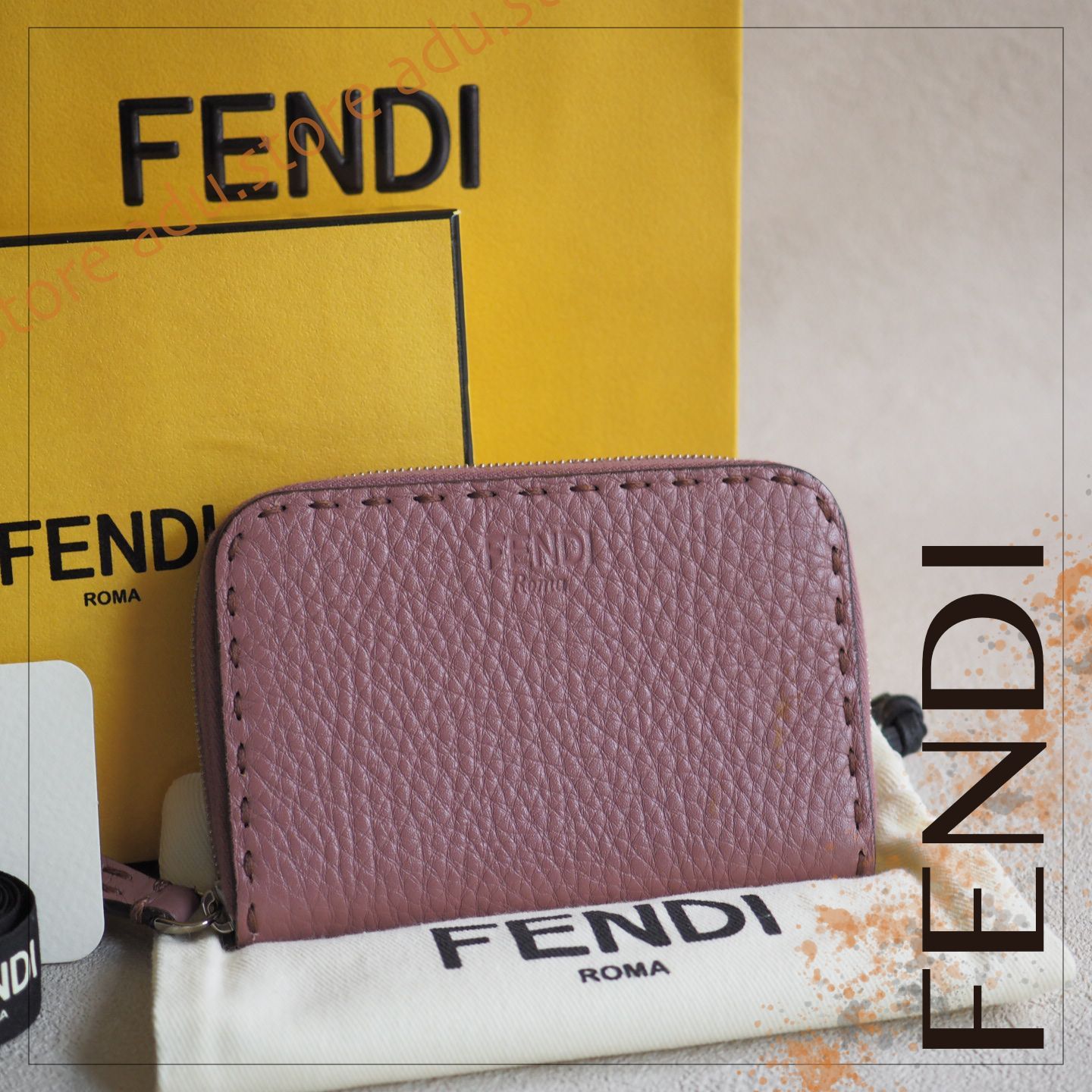 未使用美品☆ フェンディ FENDI セレリア カードケース 8M0313 コイン 