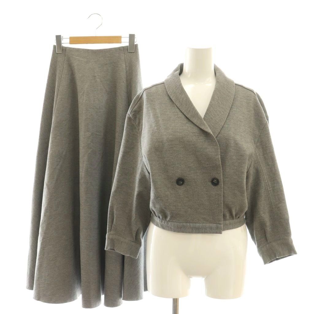 Ameri ジャケット+スカート　セットアップ アメリヴィンテージ Ameri VINTAGE セットアップ SHORT TOP WITH