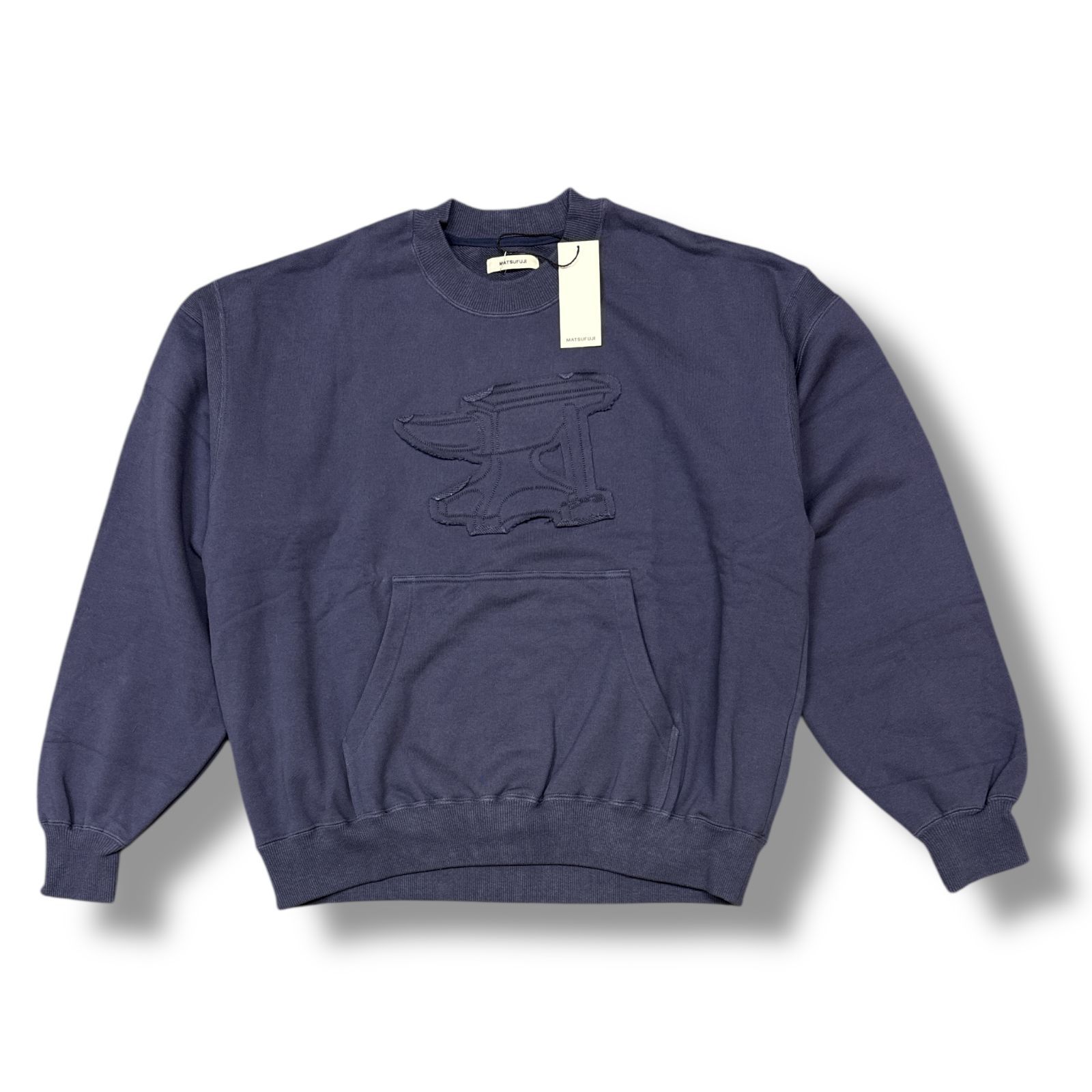 参考上代35200円 未使用品 MATSUFUJI Anvil Embroidery Crew Neck 