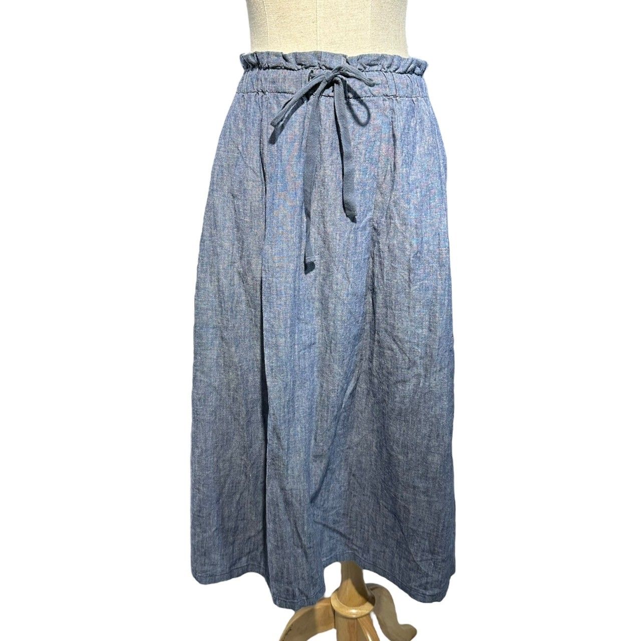 plantation☆スカート Poplin Botanical Print Shirring Skirt | Pasand by ne Quittez