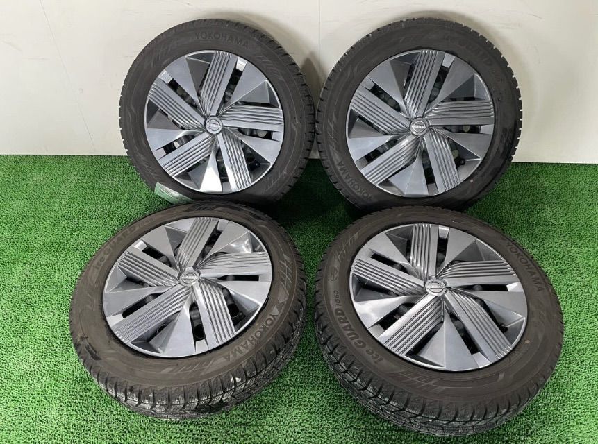 【管理番号244-122】日産 E13 ノート 純正ホイール 16インチ ホイールカバー 185/60R16 YOKOHAMA ice GUARD IG60 16×5.5J 4H PCD100