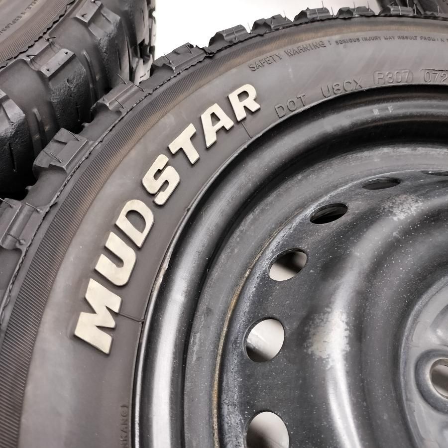 ◆本州・四国は送料無料◆ ＜オフロード ＆ ホイール 4本＞ 165/65R14 MUDSTAR '22年 14X4.5J ホンダ 純正 4H -100 軽自動車に！ ゴツゴツ！   中古