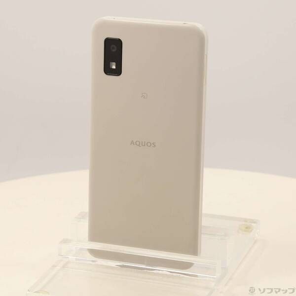 中古品〕 AQUOS wish 64GB アイボリー A104SH Y!mobile SIM