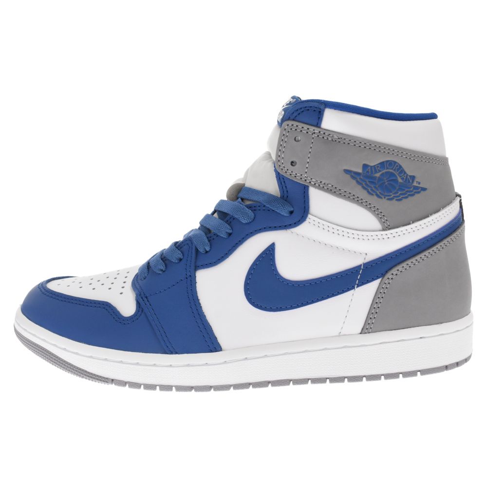 NIKE (ナイキ) AIR JORDAN 1 RETRO HIGH OG TRUE BLUE ナイキ エア ジョーダン レトロ ハイ トゥルーブルー  ハイカットスニーカー ブルー US10.5/28.5cm DZ5485-410 - メルカリ