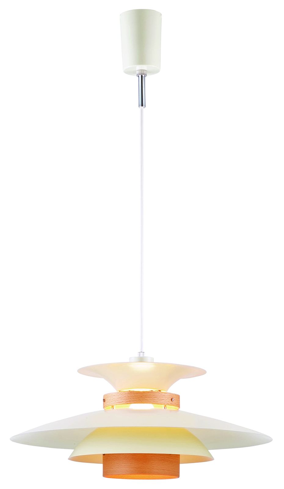 インターフォルム ペンダントライト LT-7444NA メルチェロ ナチュラル オフホワイト LED電球付 北欧 ウッド