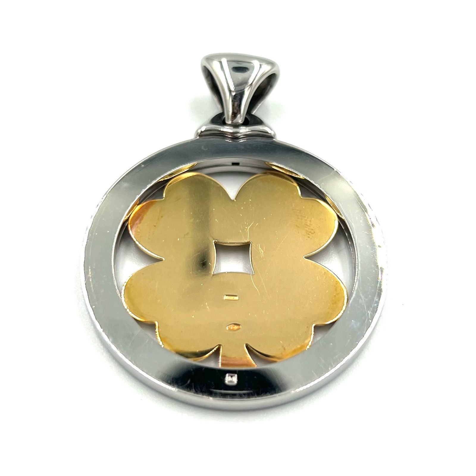 ブルガリ　BVLGAI トンド　ハート750 SS k18 ペンダント　トップ BVLGARI ブルガリ トンドハート ネックレス K18YG(750) イエロー