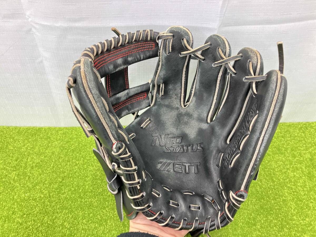 ZETT|ゼット|一般硬式用グローブ|BPGB12810|ブラック