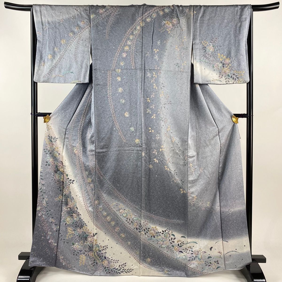 みゆ◯◯様⭐️深ボルドー辻ヶ花裄70cm 訪問着美品 ¥