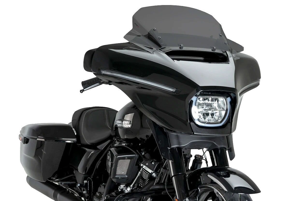 Puig High-Road Touring スクリーン ハーレーダビッドソン Street Glide FLHX 2025-2025用 ダークスモーク| 22110F