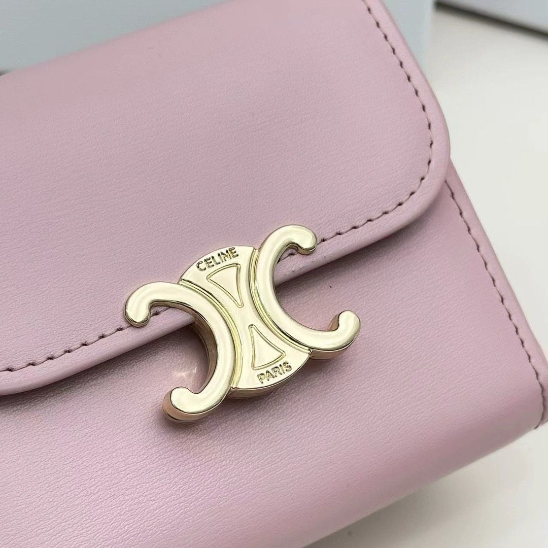 本日限定】?Celine トリオンフ チェーンウォレット 10783 ? 高級