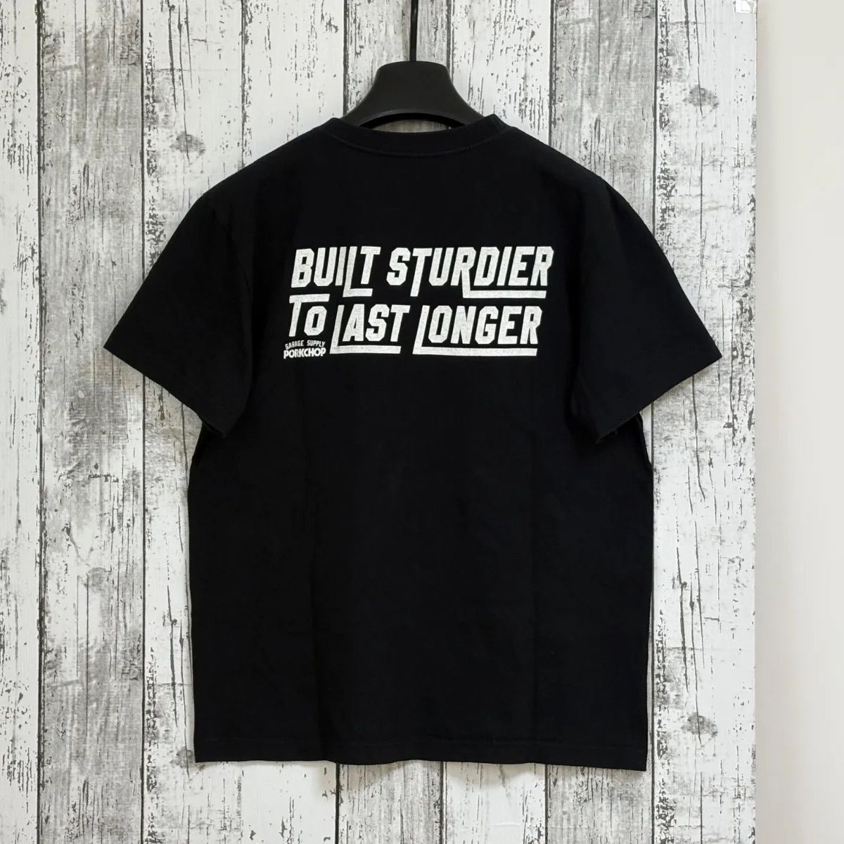 PORKCHOP GARAGE SUPPLY ポークチョップ ブロックロゴ バック