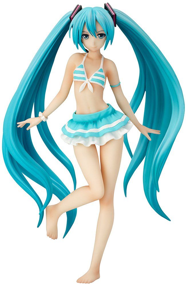 キャラクター・ボーカル・シリーズ01 初音ミク 水着Ver. 1/12スケール PVC製 塗装済み組み立て式フィギュア 