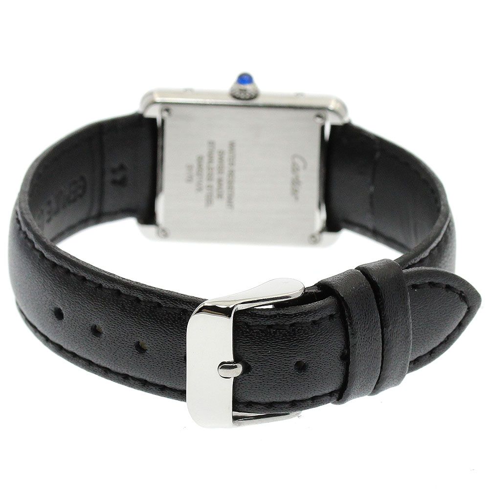 カルティエ CARTIER W5200000 タンクソロSM クォーツ レディース良品_  