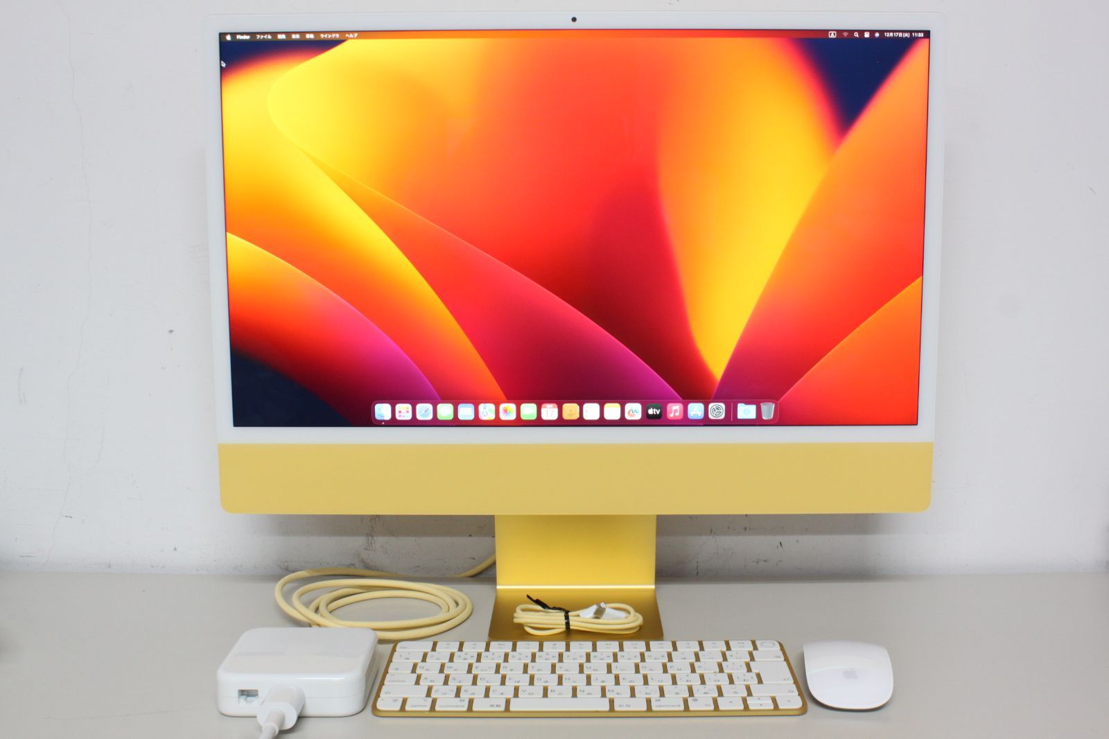 iMac（24インチ，M1，2021）256GB/8GB ⑥