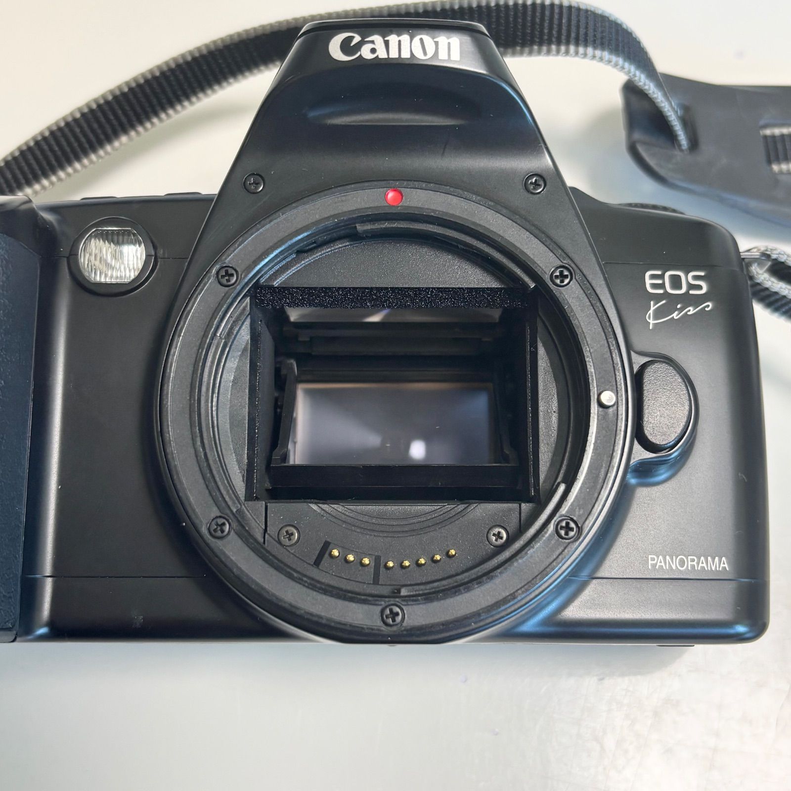 Canon|キャノン|EOS|Kiss|コンパクトフィルムカメラ|撮影|写真|ブラック|レンズ無し|カメラ本体| |動作未