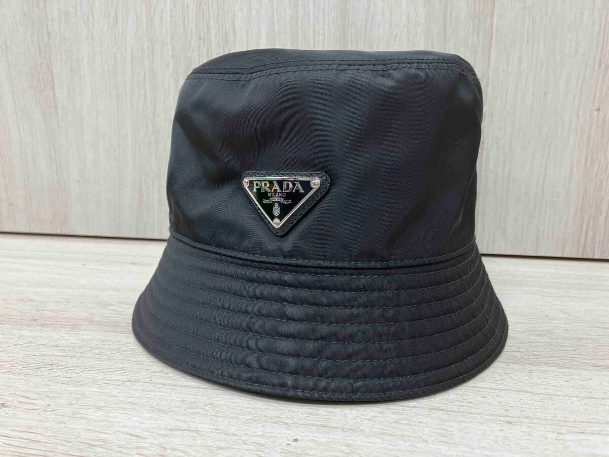 PRADA ナイロン バケットハット ブラック