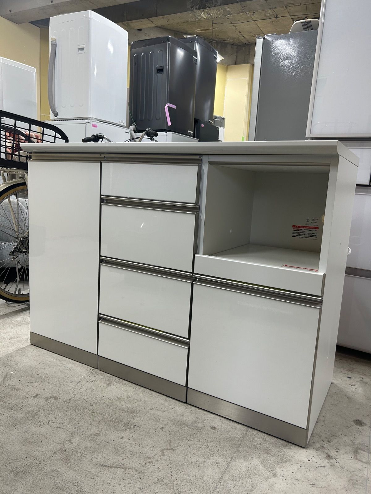 綾野製作所 キッチンカウンター キッチン収納 食器棚 収納 G040 綾野製作所 キッチンカウンター キッチン収納 食器棚 収納 G040