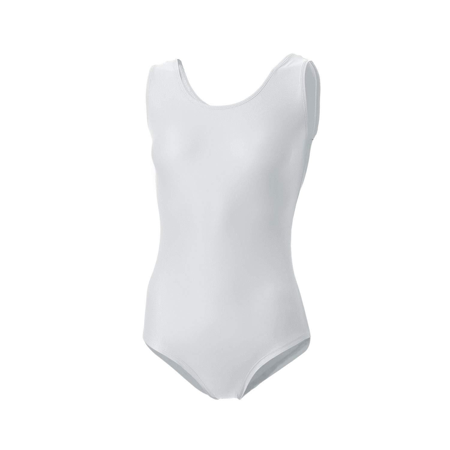 【新品・5営業日で発送】wundou(ウンドウ) 女子体操レオタード　Ｐ－５００Ｊ　ホワイト（００）　サイズ：１１０