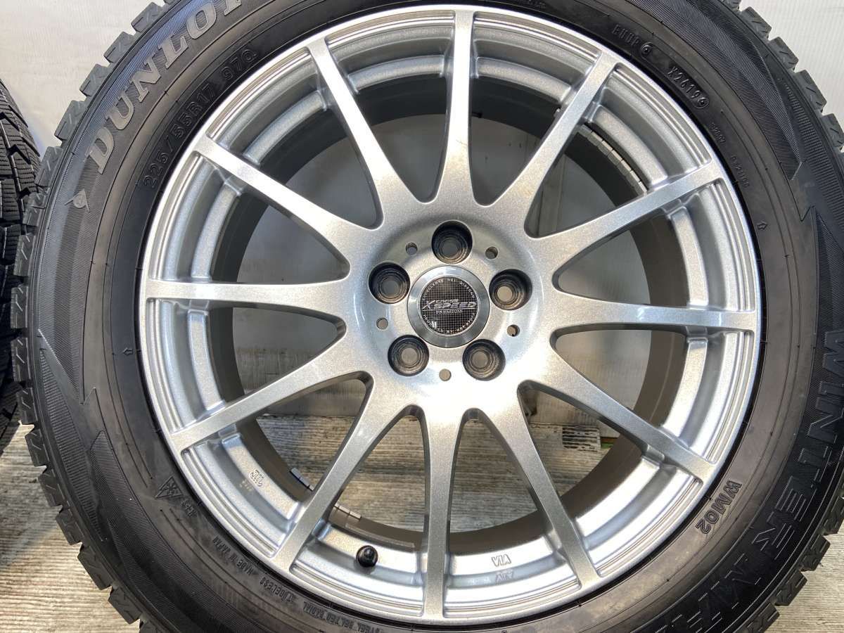 225/55R17 nダンロップ ウィンターマックス WM02 n XCROSS SPEED n17x7