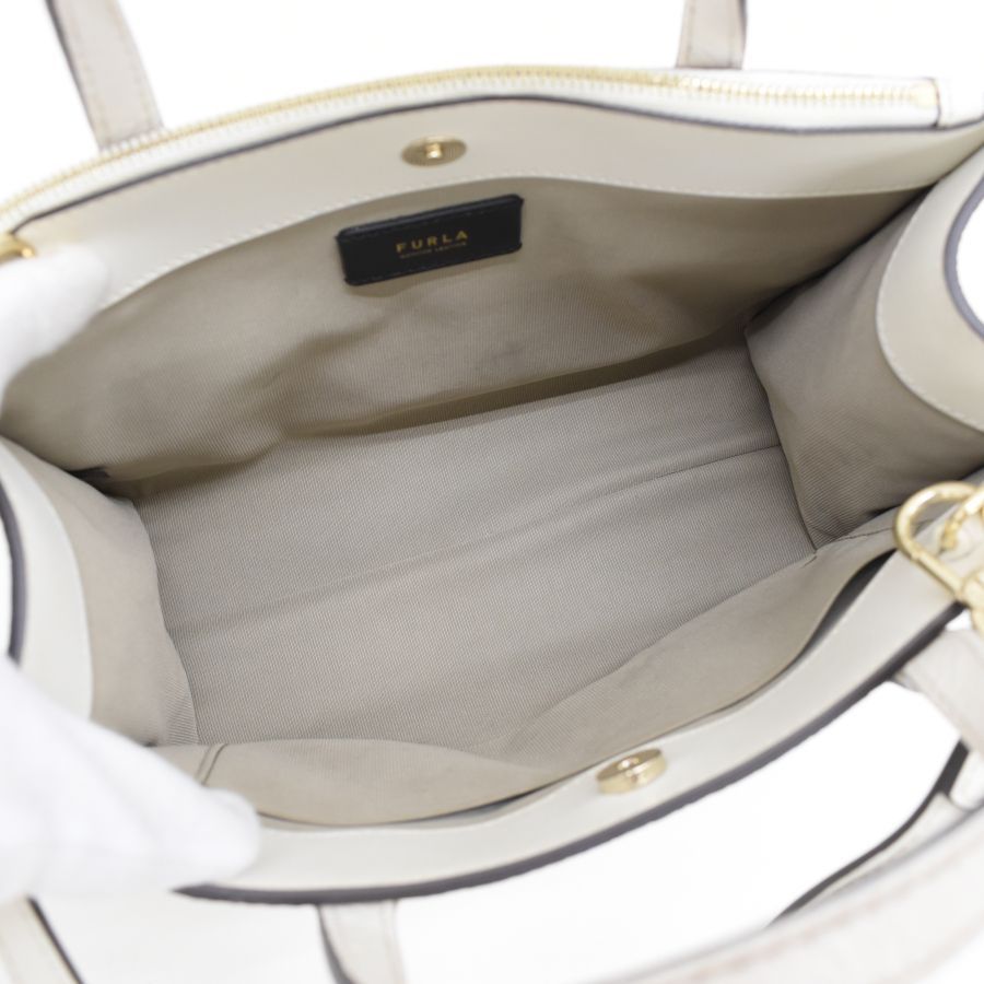 フルラ 2WAY トートバッグ レザー ホワイト FURLA - メルカリ