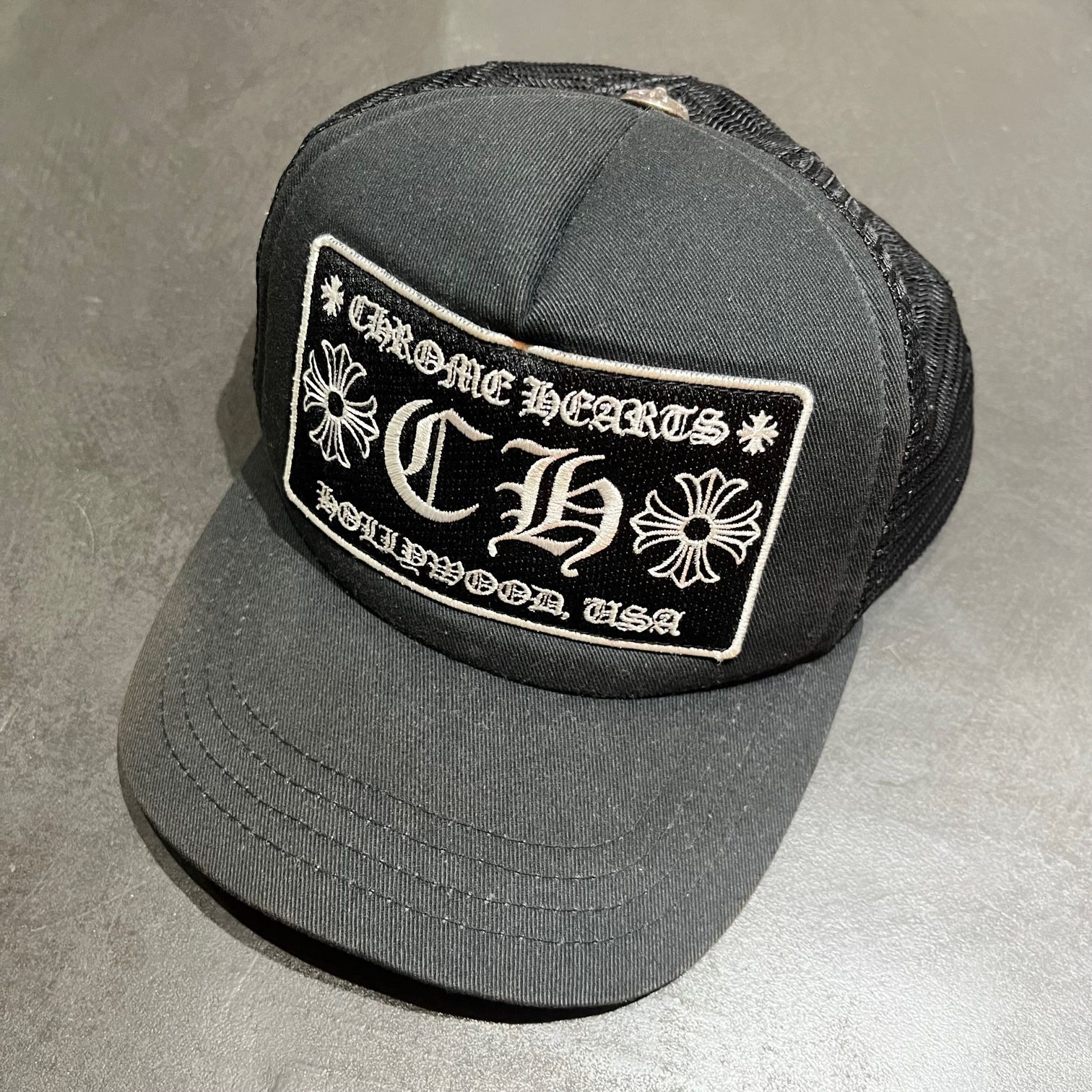 国内正規 Chrome Hearts トラッカーメッシュキャップ 帽子 クロム