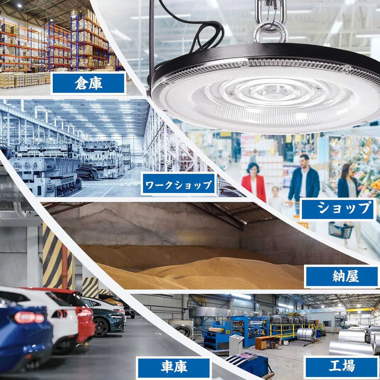 超薄型 1個セット led投光器 投光器 UFO 高天井灯 LED高天井照明 150W 防水 100V 高輝度 26000lm 6500K 昼白色 UFO型 IP66 ハイベイライト AC100V ガレージライト 掲示板 体育館 展覧会 駐車場 運動場 WWW_SKLAD-KIRPICHA_RU