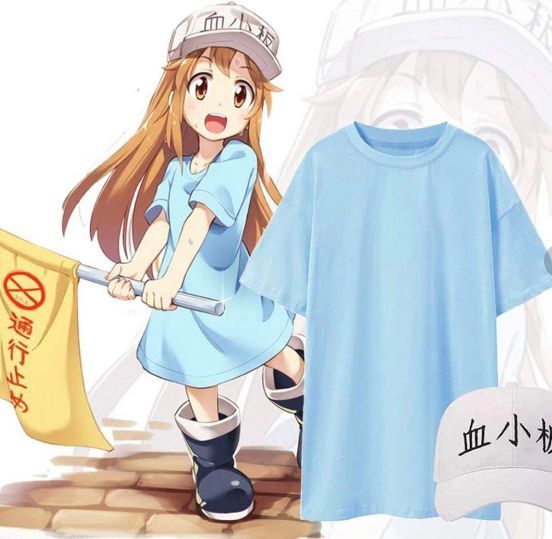 血小板 はたらく細胞 コスプレ衣装 コスチューム 変身 仮装 演出服 女性用 撮影用 人気アニメ 衣装セット 完全セット 仮装 コスチューム 女性用