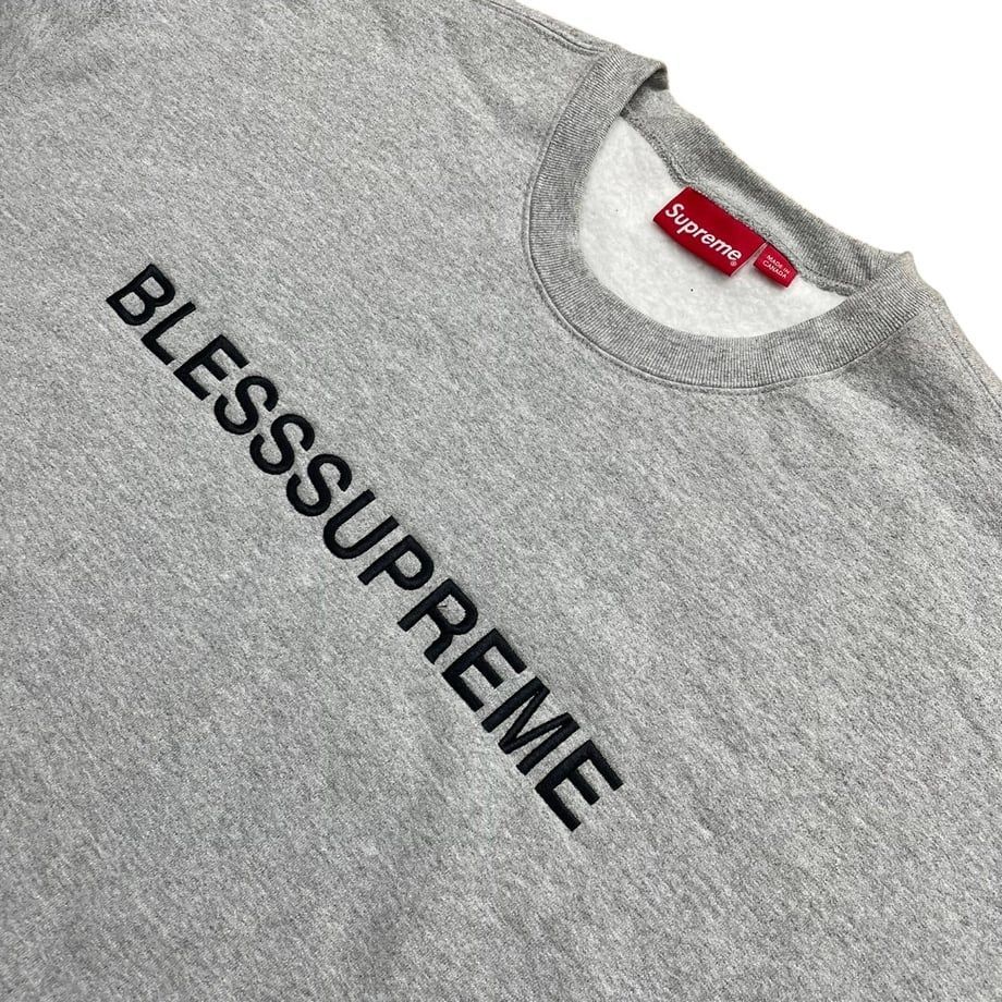 SUPREME】× BLESS CREWNECK SWEAT シュプリーム スウェット グレー