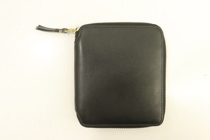 COMME des GARCONS メンズ財布 -- ラウンドジップ財布 COMME des GARCONS -- 黒 ブラック