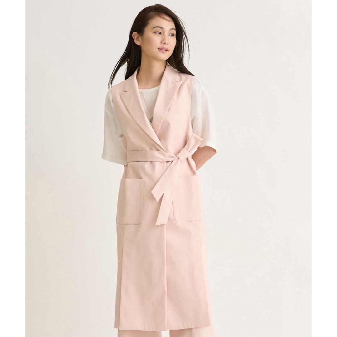 ANAYI ストレッチツイルジレ　ロングベスト ANAYI（アナイ）の「ストレッチツイルジレ（その他アウター）」 - WEAR