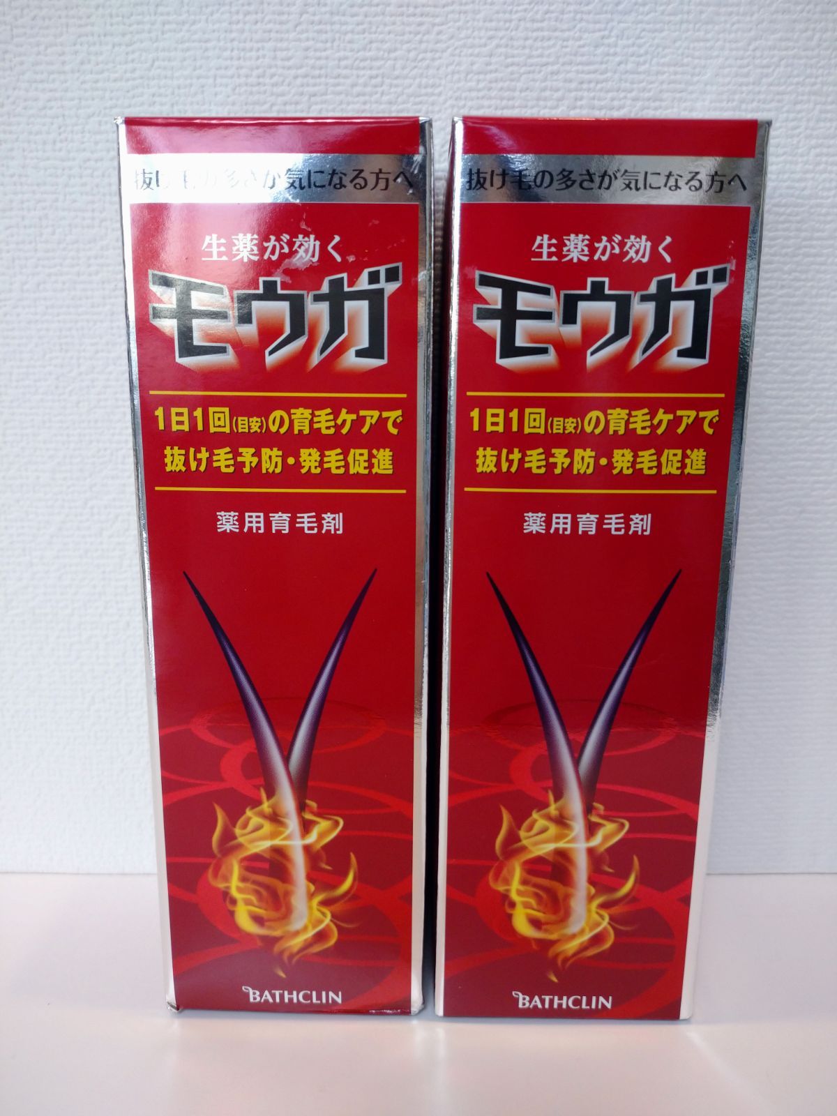 バスクリン モウガ | 送料無料・まとめ買い×3育毛剤 3個セット x 