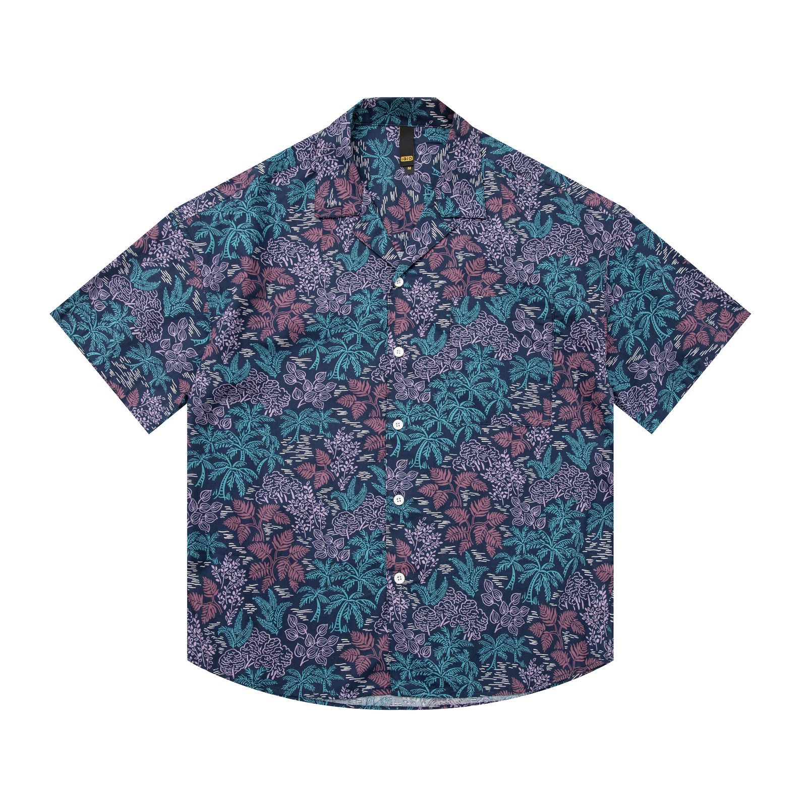 PL1170【新登場】 半袖  柄シャツ メンズ 半袖 アロハシャツ ワイシャツ 総柄 花柄 カラフル 夏 ビーチ カジュアル