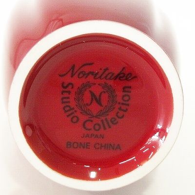 未使用品　Noritake　辰砂シリーズ　スタジオコレクション　一輪挿し Noritake ノリタケ 美品 スタジオコレクション 辰砂 花瓶