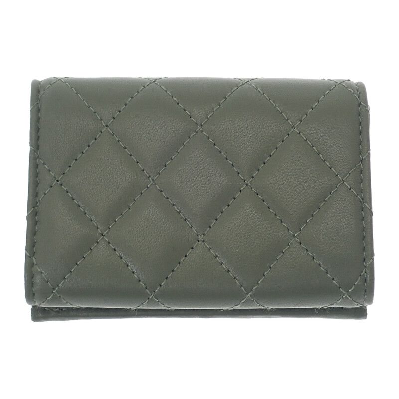 シャネル CHANEL スモールフラップウォレット AP0230-Y04059-NZG82 三  