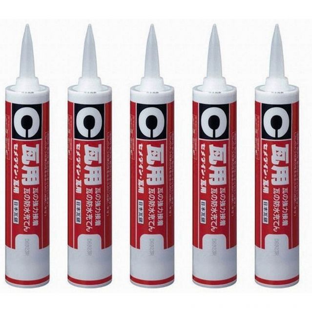 セメダイン - 瓦用 シリコンシーラント 日本瓦銀 330ml - SR-079 5個セット